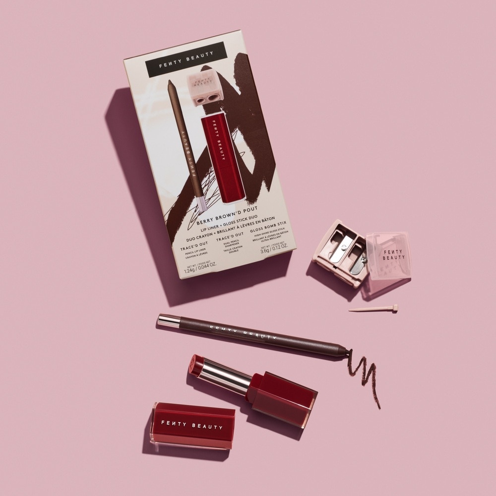 DUO LINER BLACK'R BERRY X BROWN'D OUT (SET DE LABIOS)